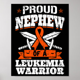 Trouwe Neef Van Een Leukemie Krijger Bewustzijn Bl Poster