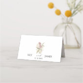 Trouwe Pioen Botanische Trouw plaatskaart Plaatskaartje (Achterkant)