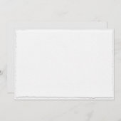 Trouwe rand bruiloft uitnodiging template (Voorkant / Achterkant)