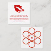 trouwe skull kiss klantenkaartje (Voorkant / Achterkant)