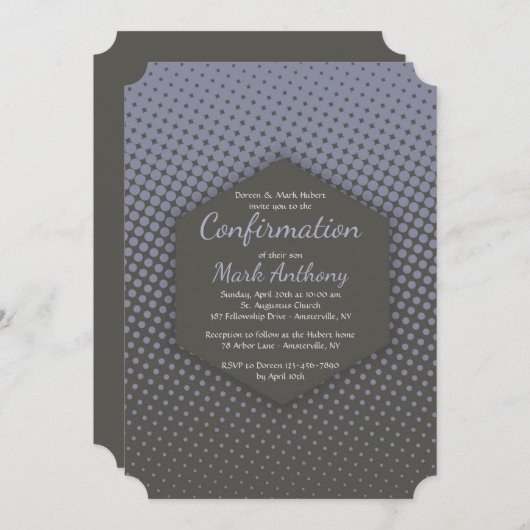 trouwe uitnodiging (Voorkant / Achterkant)