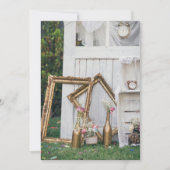 Trouwe uitnodiging in vintage stijl (Voorkant)