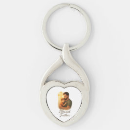 Trouwe Vaderdag Cadeau - Gezegende Vader Sleutelhanger