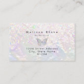 trouwe vlinder visitekaartje (Achterkant)