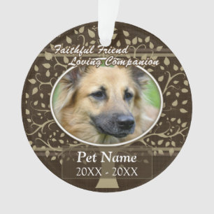 Trouwe Vriend Aangepaste Huisdier Condoleance Ornament