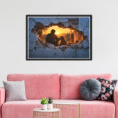 Trouwe Vriend Canvas Afdruk (Insitu (Woonkamer))