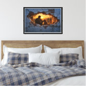 Trouwe Vriend Canvas Afdruk (Insitu (Slaapkamer))