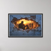 Trouwe Vriend Canvas Afdruk (Voorkant)