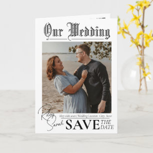 TROUWEEDITE Krant   gevouwen kaart