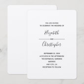 trouwelijke sjabloon 1b kaart (Voorkant / Achterkant)