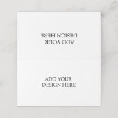 Trouwen 3.5x2 "Place Card Plaatskaartje (Buitenkant ongevouwen)