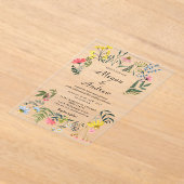 TROUWEN Acryl Uitnodigingen (Laagn)