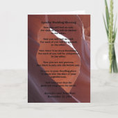 Trouwen Apache Blessing Feel No Rain Inside v2 Kaart (Voorkant)