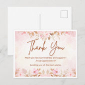 Trouwen Bedankt Kaart (Voorkant / Achterkant)