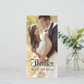 Trouwen Bedankt - Volledige foto (Staand voorkant)