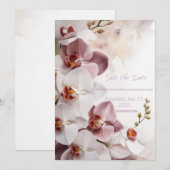 Trouwen bewaar de data save the date (Voorkant / Achterkant)