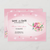 Trouwen Bewaar de datum Briefkaarten (Voorkant / Achterkant)