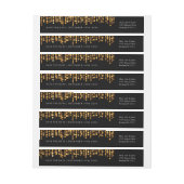 Trouwen Bewaar de datum Modern Gold Lights (Vel)