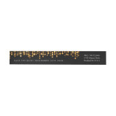 Trouwen Bewaar de datum Modern Gold Lights (Individueel)