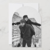 Trouwen Bewaar de datum Photo Arch Kaart (Achterkant)