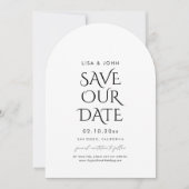 Trouwen Bewaar de datum Photo Arch Kaart (Voorkant)