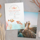 Trouwen bewaar de datum twee vissen minder save the date