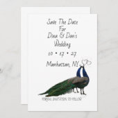 Trouwen Bewaar de datumkaart Save The Date (Voorkant / Achterkant)