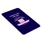 Trouwen Bewaar de datummagneet, aangepaste fotokoe Magneet (Rechterzijde)