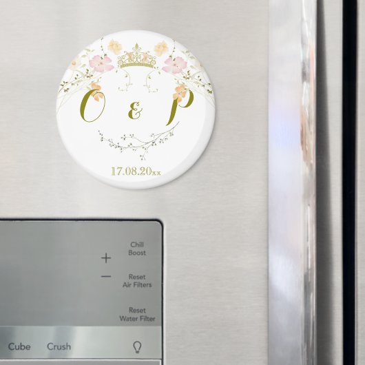 Trouwen Bloemen Classic Magneet (Insitu (Koelkast))