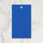 Trouwen Bloemen Folie Favoriet Tag (Achterkant)