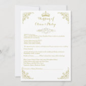 Trouwen  Bloemen Ornament Classic (Voorkant)