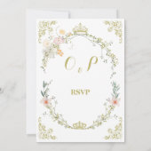 Trouwen  Bloemen Ornament Classic (Achterkant)