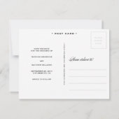 trouwen | Briefkaart Datum opslaan (Achterkant)