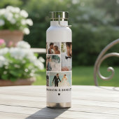 TROUWEN Bruid & Bruidegom Multi Foto Collage Moder Waterfles