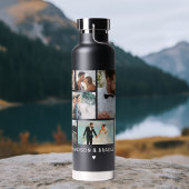 TROUWEN Bruid & Bruidegom Multi Foto Collage Moder Waterfles