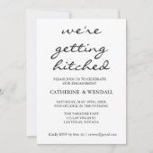 Trouwen Calligrafie Aankondiging (Voorkant)