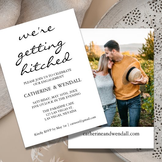 Trouwen Calligrafie Aankondiging