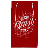 Trouwen CHRISTmas Krijtbord Kalligrafie Christelij Klein Cadeauzakje (Voorkant)