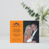 Trouwen Dank u Briefkaart - Halloween Liefde (Staand voorkant)