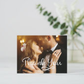 Trouwen Dank u Briefkaarten Fotokaarten Custom (Staand voorkant)