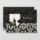 Trouwen Dank u briefkaarten plaats uw foto (Voorkant / Achterkant)