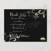 Trouwen Dank u briefkaarten plaats uw foto's (Achterkant)