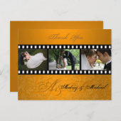 Trouwen Dank u briefkaarten plaats uw foto's (Voorkant / Achterkant)