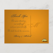 Trouwen Dank u briefkaarten plaats uw foto's (Achterkant)