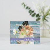 Trouwen Dank u briefkaarten plaats uw foto's (Staand voorkant)