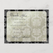 Trouwen Dank u briefkaarten plaats uw foto's (Achterkant)