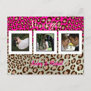 Trouwen Dank u briefkaarten plaats uw foto's