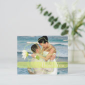 Trouwen Dank u briefkaarten plaats uw foto's (Staand voorkant)