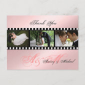 Trouwen Dank u briefkaarten plaats uw foto's (Voorkant)