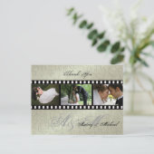 Trouwen Dank u briefkaarten plaats uw foto's (Staand voorkant)